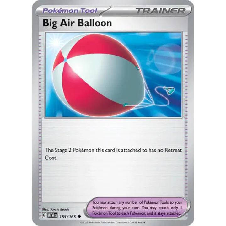 Big Air Balloon 155/165 - Scarlet & Violet 151 - Reverse Holofoil