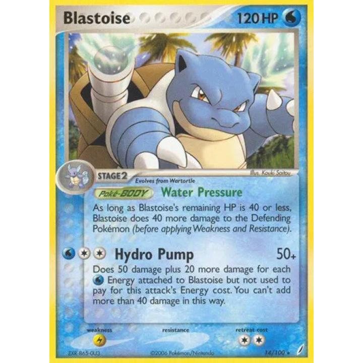 Blastoise 14/100 - EX Crystal Guardians - Normal