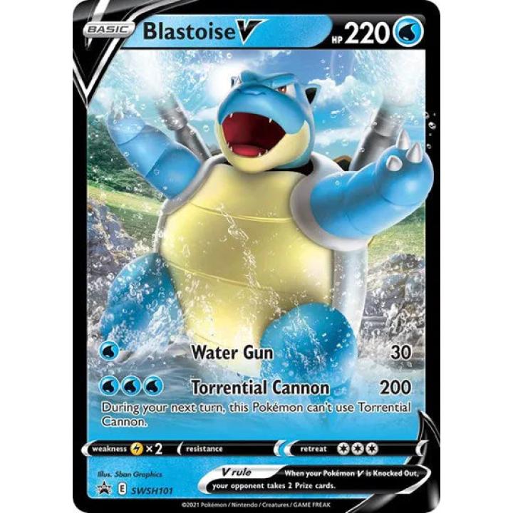 Blastoise V SWSH101 - Sword & Shield Promo - Holofoil