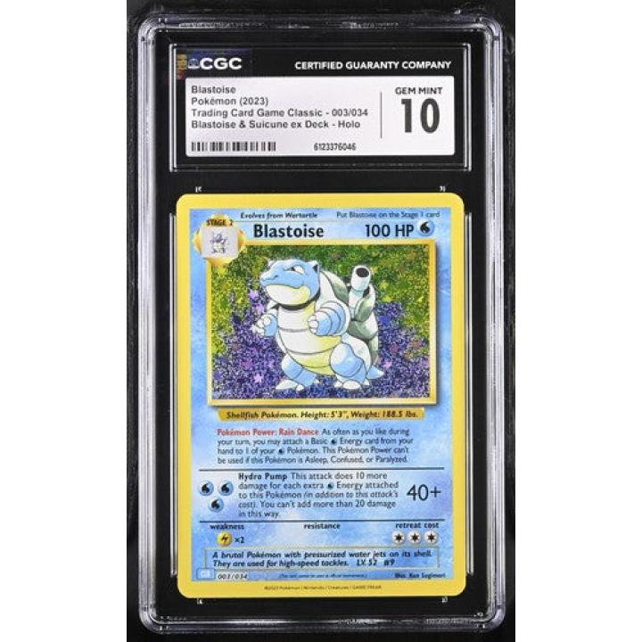 Blastoise (CGC 10) 003/032 - Trading Card Game Classic - Holofoil
