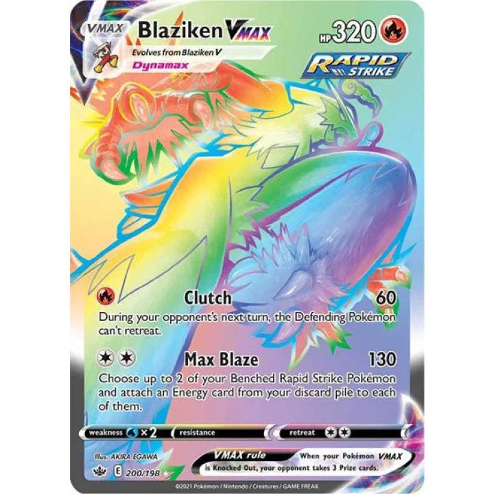 Blaziken VMAX 200/198 - Chilling Reign - Holofoil