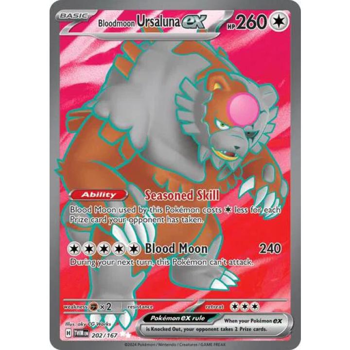 Bloodmoon Ursaluna ex 202/167 - Twilight Masquerade - Holofoil