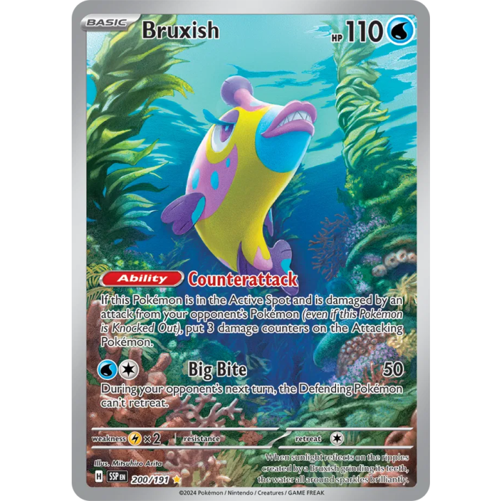 Bruxish 200/191 - Surging Sparks - Holofoil