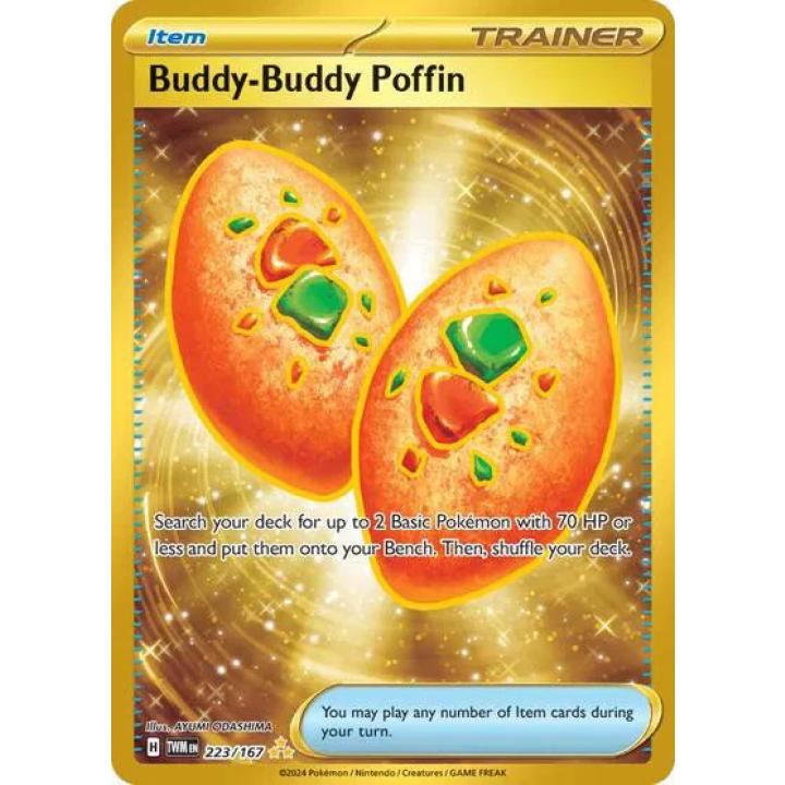 Buddy-Buddy Poffin 223/167 - Twilight Masquerade - Holofoil