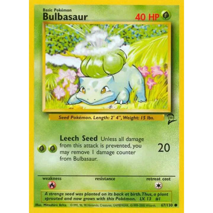 Bulbasaur 67/130 - Base Set 2 - Normal