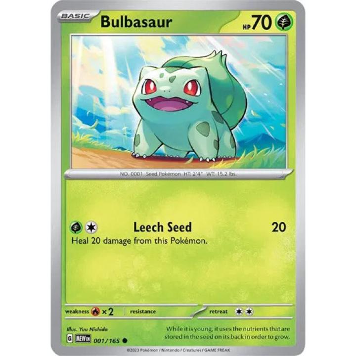 Bulbasaur 001/165 - Scarlet & Violet 151 - Reverse Holofoil