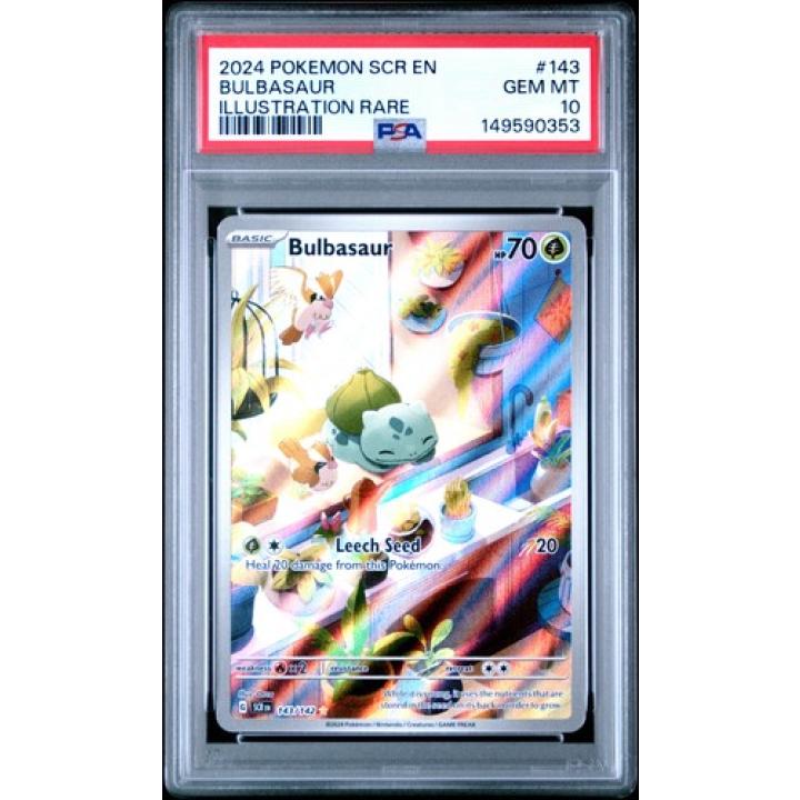 Bulbasaur (PSA 10) 143/142 - Stellar Crown - Holofoil