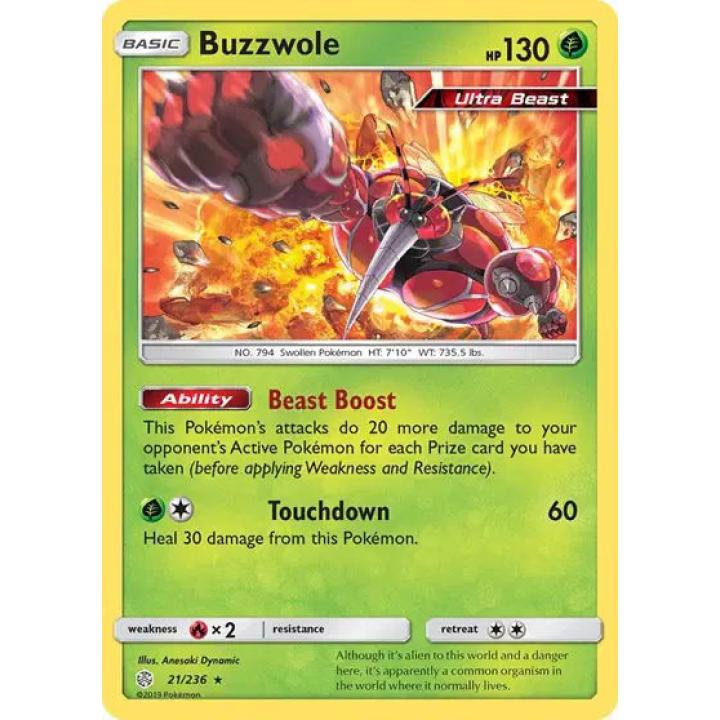 Buzzwole 21/236 - Cosmic Eclipse - Holofoil