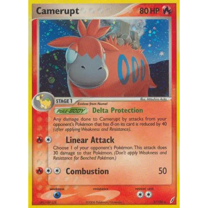 Camerupt 3/100 - EX Crystal Guardians - Holofoil