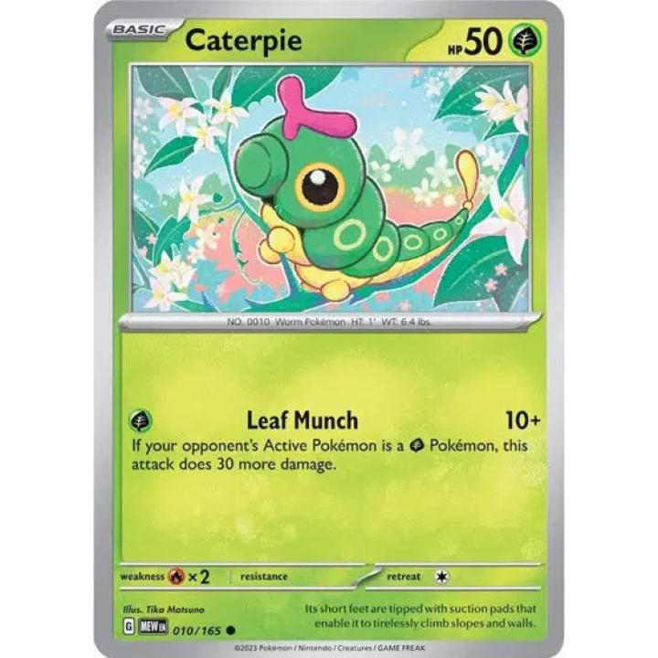 Caterpie 010/165 - Scarlet & Violet 151 - Reverse Holofoil