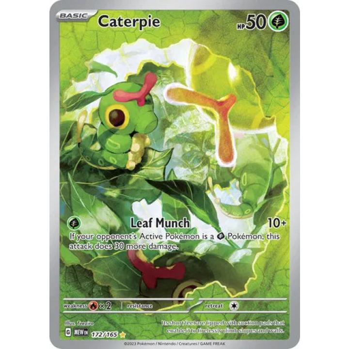 Caterpie 172/165 - Scarlet & Violet 151 - Holofoil