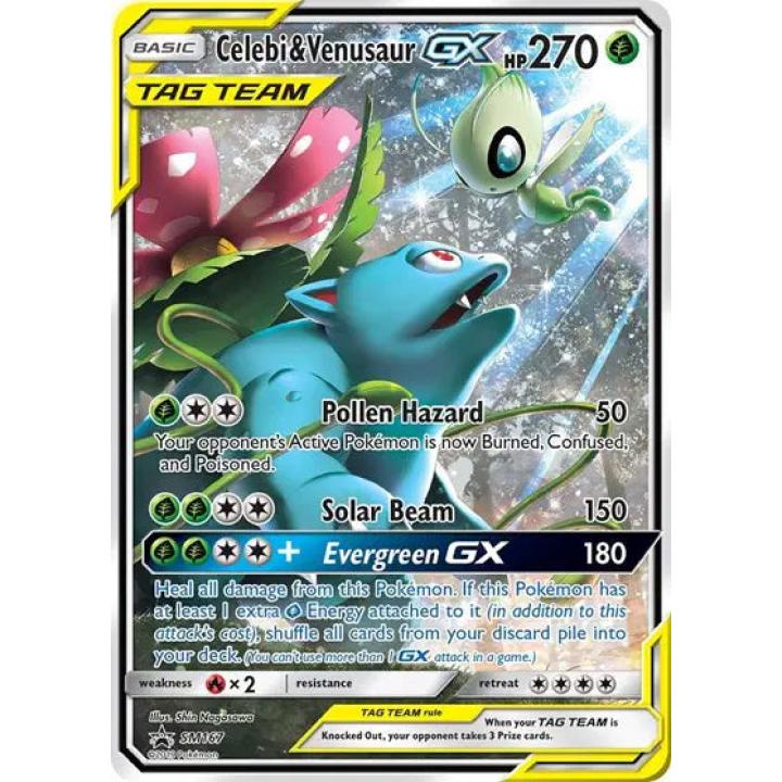 Celebi & Venusaur GX SM167 - Team Up - Holofoil