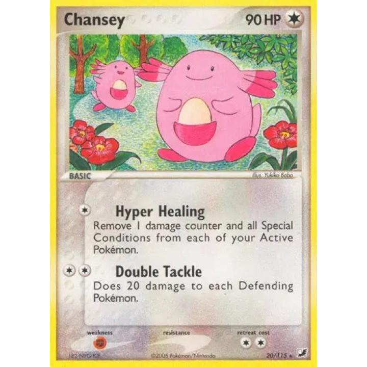 Chansey 20/115 - EX Unseen Forces - Normal