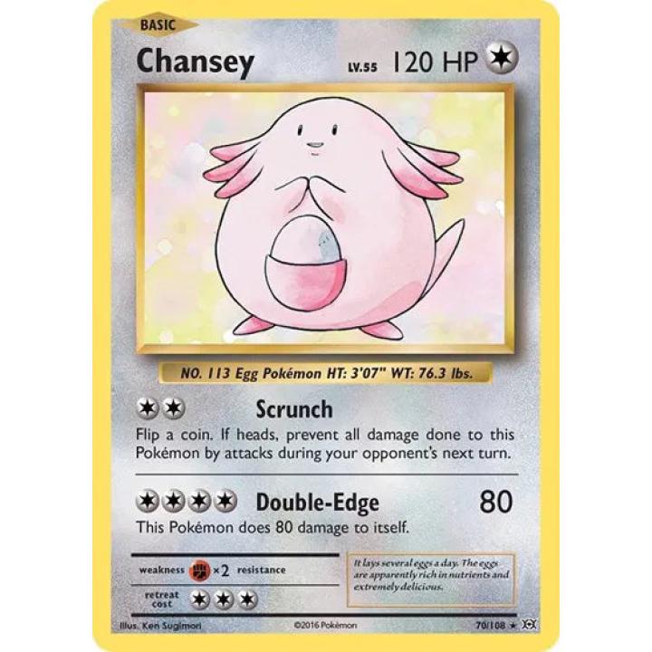 Chansey 70/108 - Evolutions - Holofoil