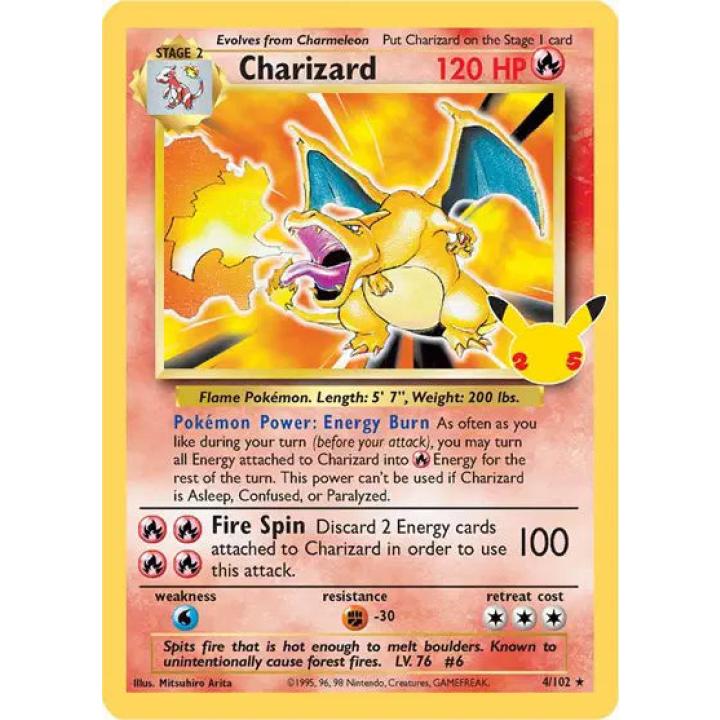 Charizard 4/102 - Celebrations: Classic Collection - Holofoil