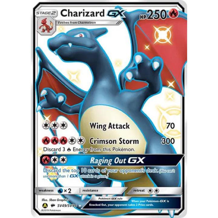 Charizard GX SV49/SV94  - Hidden Fates: Shiny Vault - Holofoil