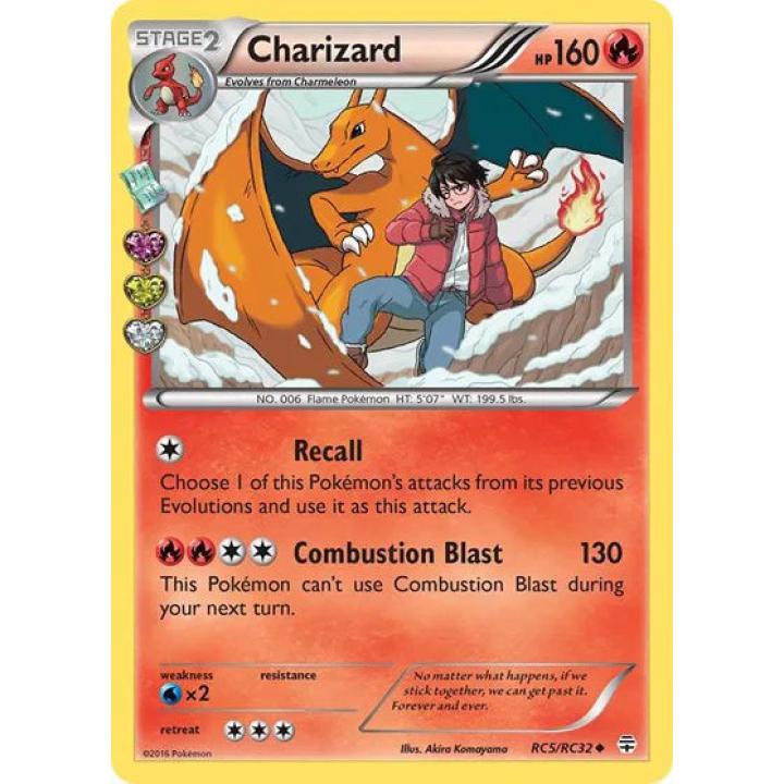 Charizard RC5/RC32 - Generations: Radiant Collection - Holofoil