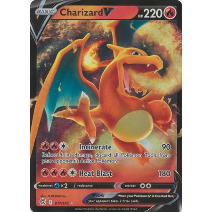 Charizard V 017/172 - Brilliant Stars - Holofoil