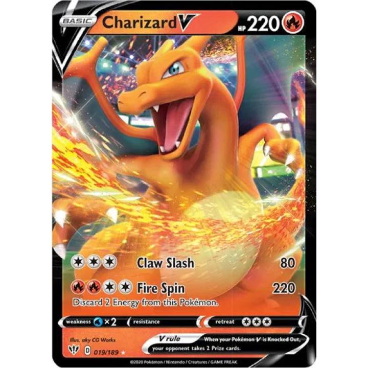 Charizard V 019/189 - Darkness Ablaze - Holofoil