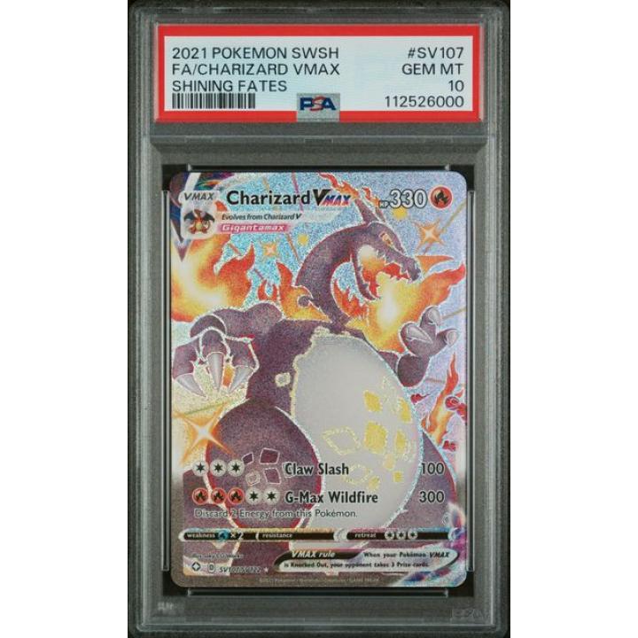 Charizard VMAX (PSA 10) SV107/SV122- Shining Fates - Holofoil