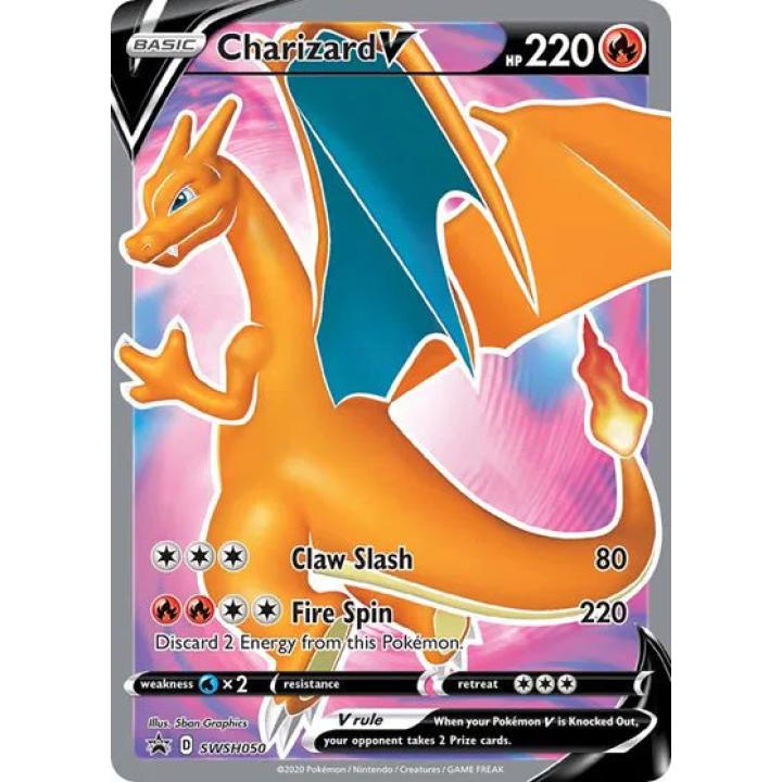 Charizard V SWSH050 - Sword & Shield Promo - Holofoil (sealed)