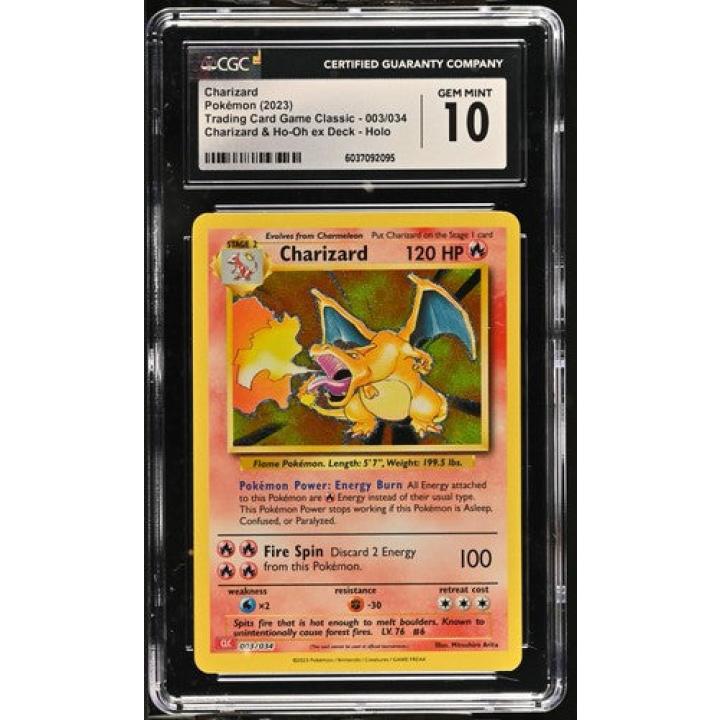 Charizard (CGC 10) 003/032 - Trading Card Game Classic - Holofoil