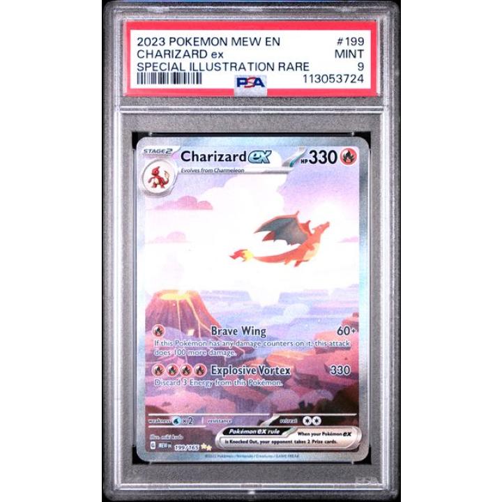Charizard ex (PSA 9) 199/165 - Scarlet & Violet 151 - Holofoil