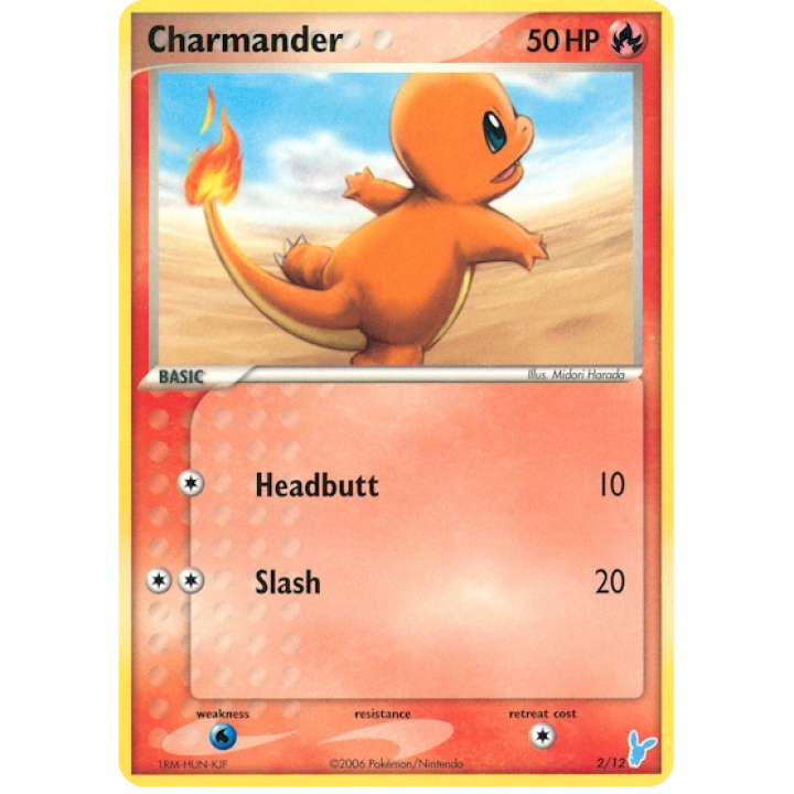 Charmander 2/12 - EX Trainer Kit 2  - Normal