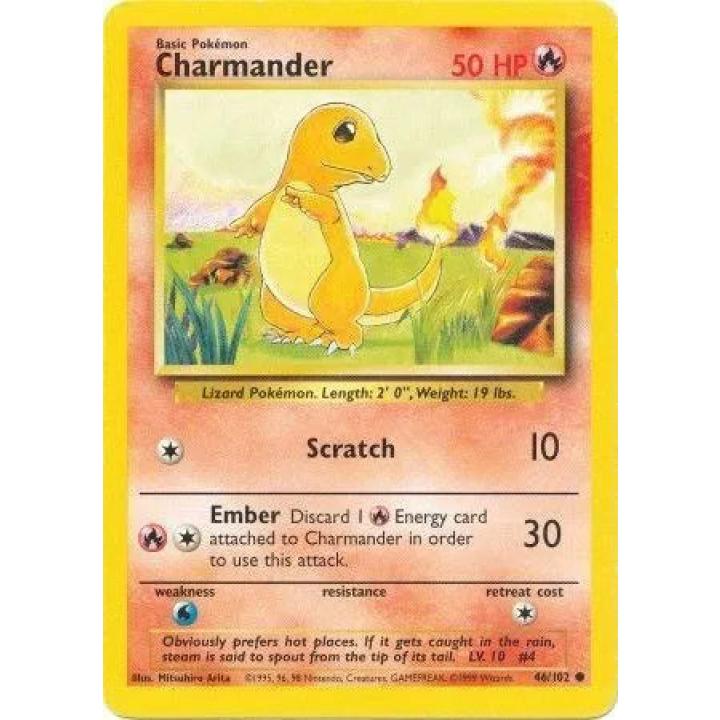 Charmander 46/102 - Base Set (Unlimited) - Normal