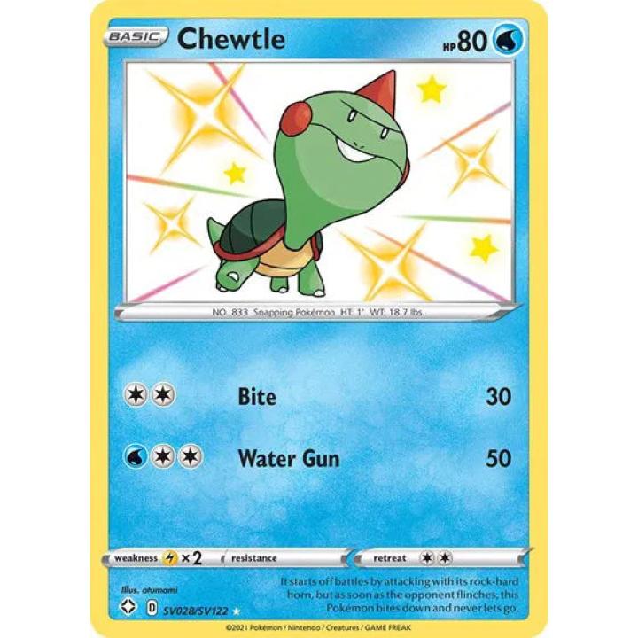 Chewtle SV028/SV122 - Shining Fates: Shiny Vault - Holofoil