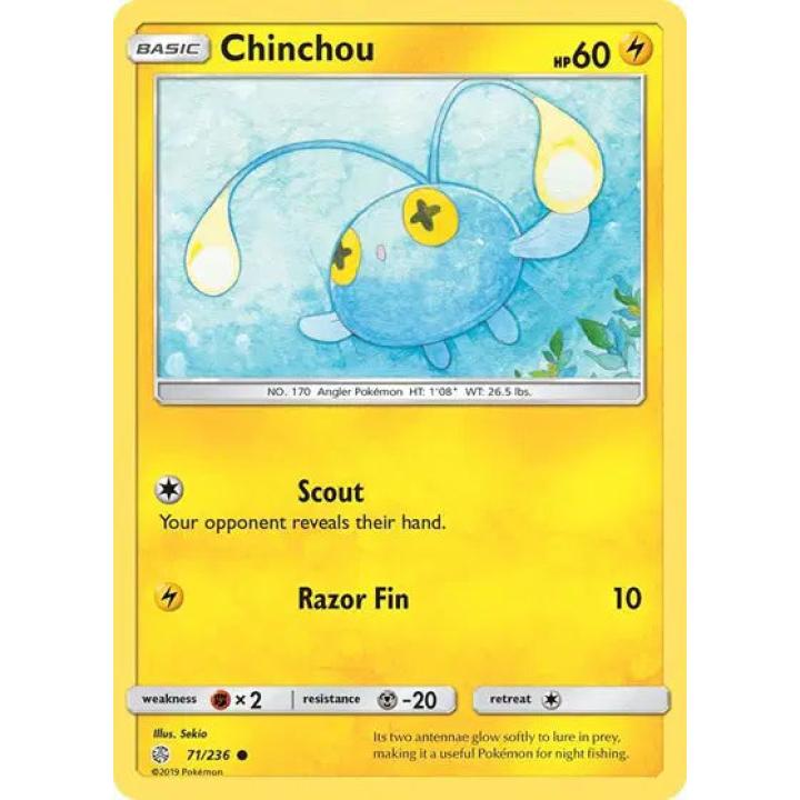 Chinchou 71/236 - Cosmic Eclipse - Reverse Holofoil