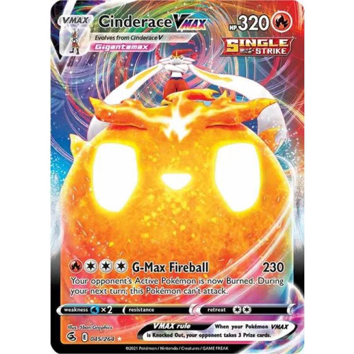 Cinderace VMAX 045/264 - Fusion Strike - Holofoil