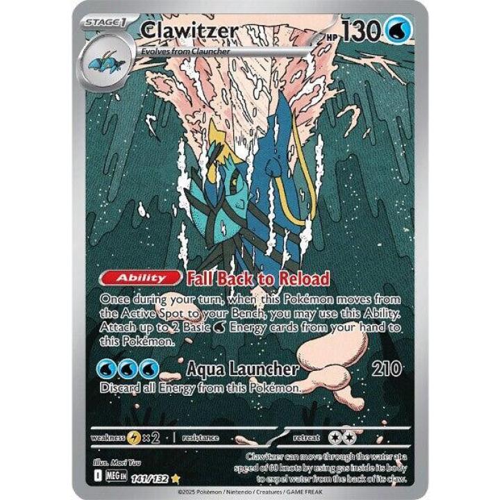 Clawitzer 141/132 - Mega Evolution - Holofoil
