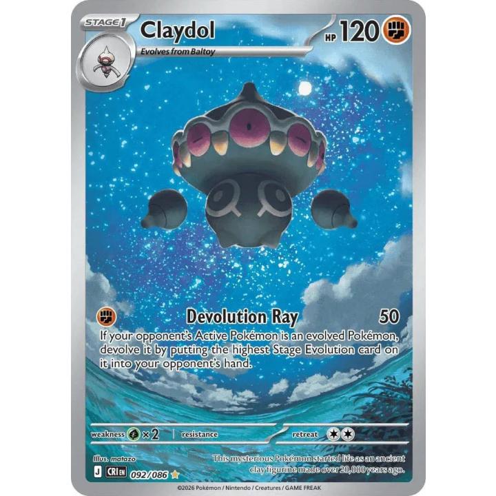 Claydol 092/086 - Chaos Rising - Holofoil