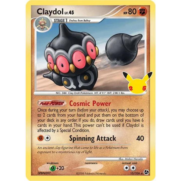 Claydol Lv.45 15/106 - Celebrations: Classic Collection - Holofoil