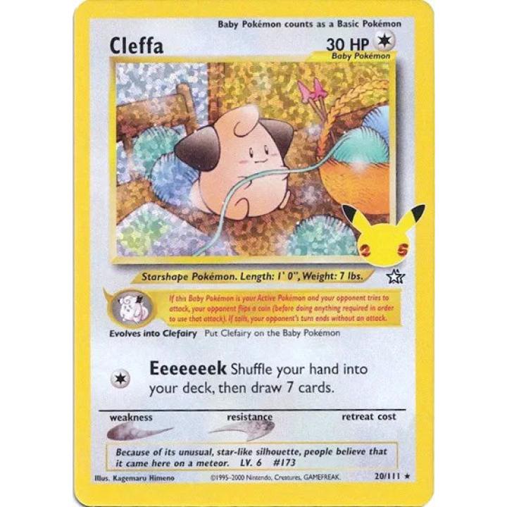 Cleffa 20/111 - Celebrations: Classic Collection - Holofoil