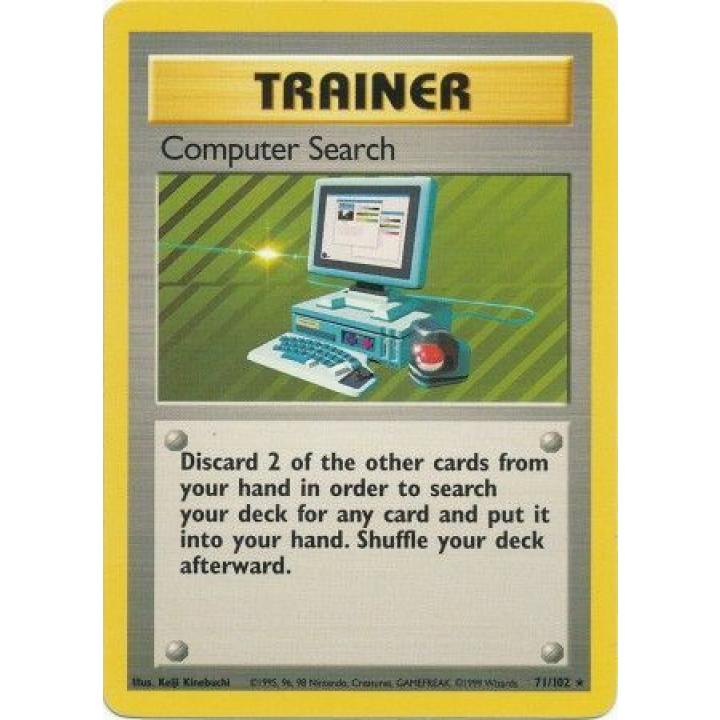 Computer Search 71/102 - Base Set (Unlimited) - Normal