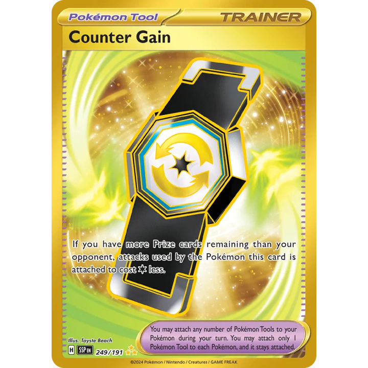 Counter Gain 249/191 - Surging Sparks - Holofoil