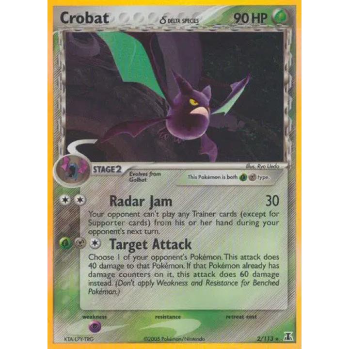 Crobat 2/113 - EX Delta Species - Holofoil