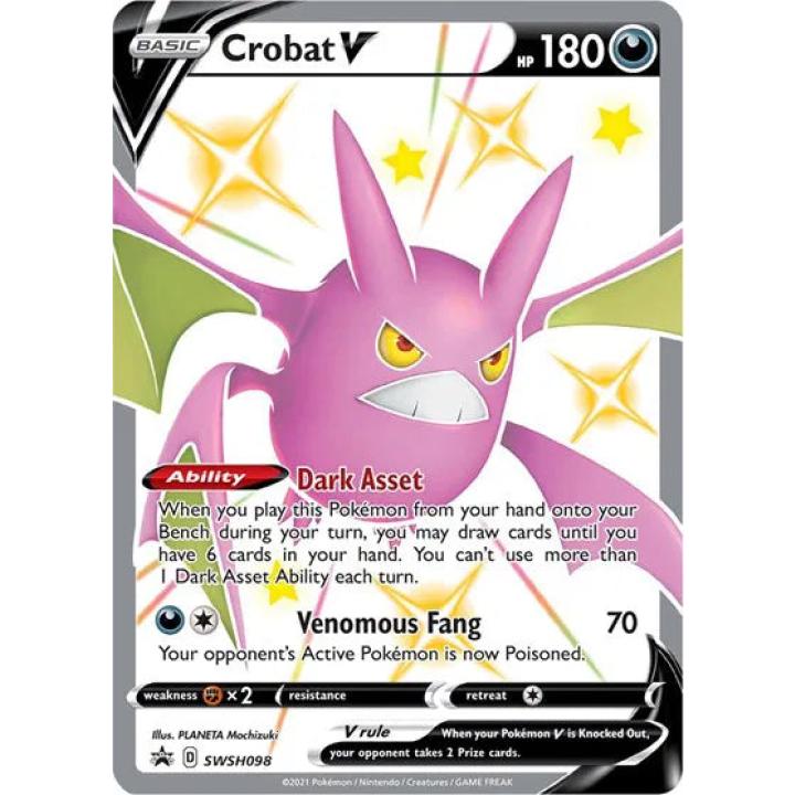 Crobat V SWSH098 - Sword & Shield Promo - Holofoil