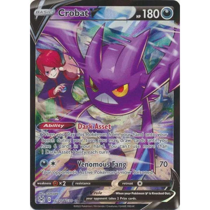 Crobat V TG20/TG30 - Lost Origin Trainer Gallery - Holofoil