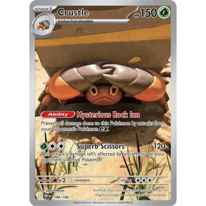 Crustle 186/182 - Destined Rivals - Holofoil