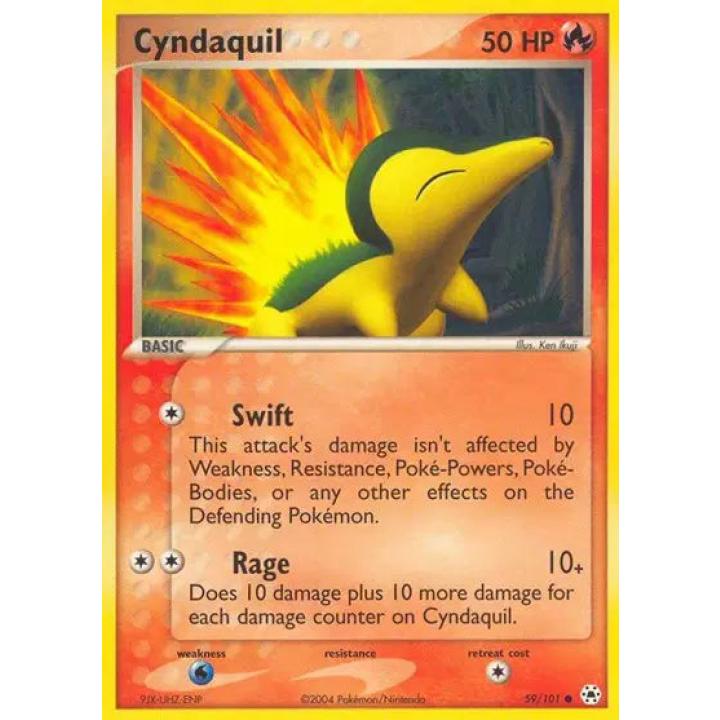 Cyndaquil 59/101 - EX Hidden Legends - Normal