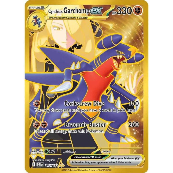 Cynthia's Garchomp ex 241/182 - Destined Rivals - Holofoil