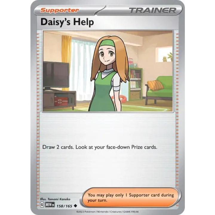 Daisy's Help 158/165 - Scarlet & Violet 151 - Reverse Holofoil