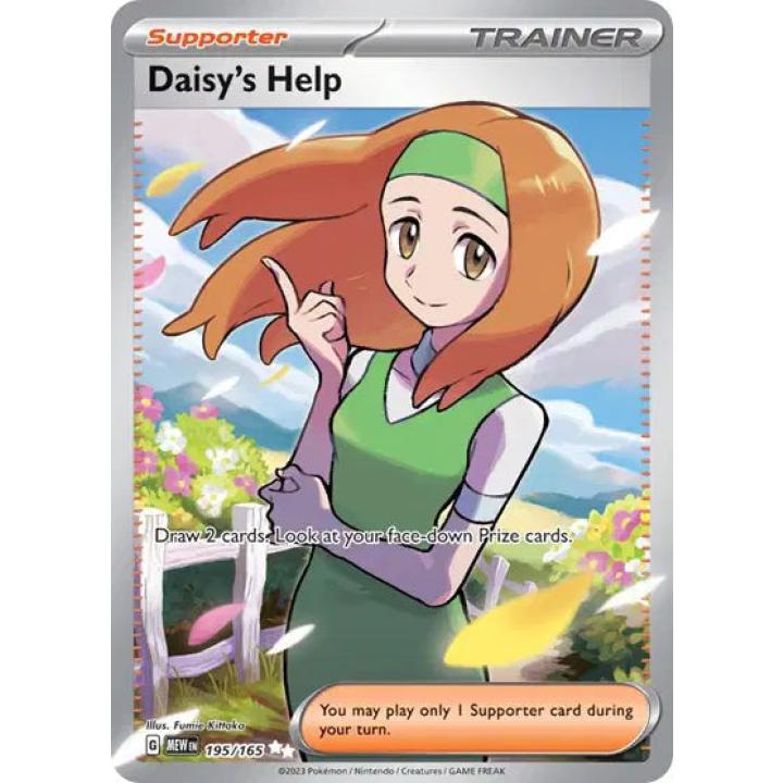 Daisy's Help 195/165 - Scarlet & Violet 151 - Holofoil
