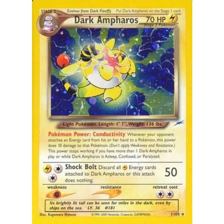 Dark Ampharos 1/105 - Neo Destiny (Unlimited) - Holofoil