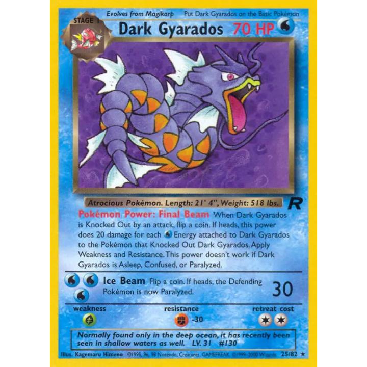 Dark Gyarados 25/82 - Team Rocket (Unlimited) - Normal
