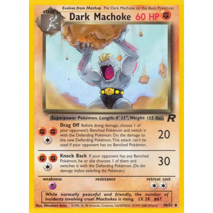 Dark Machoke 40/82 - Team Rocket (Unlimited) - Normal - Excellent