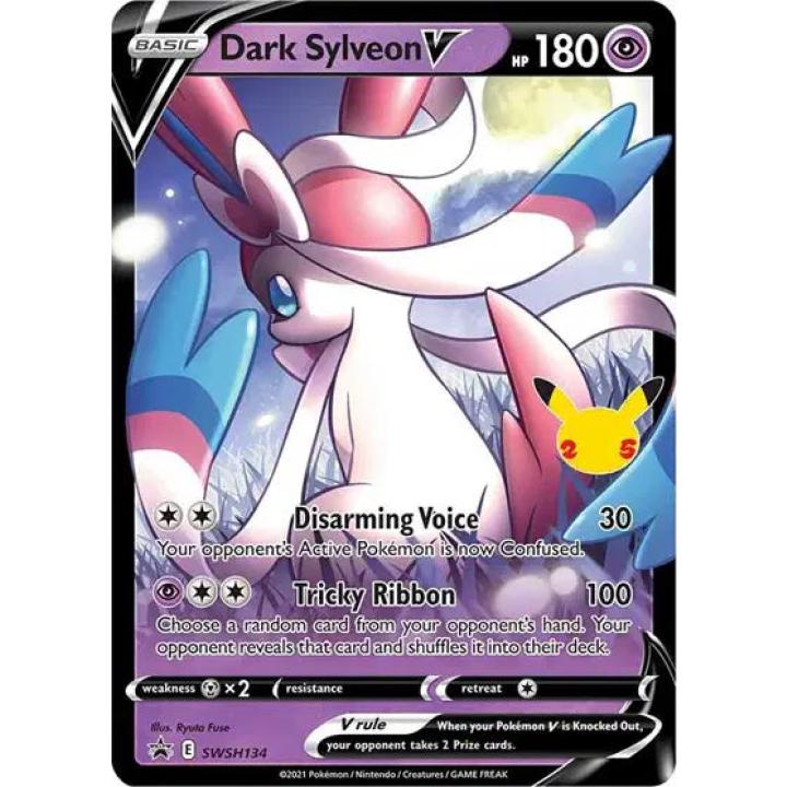 Dark Sylveon V SWSH134 - Sword & Shield Promo - Holofoil